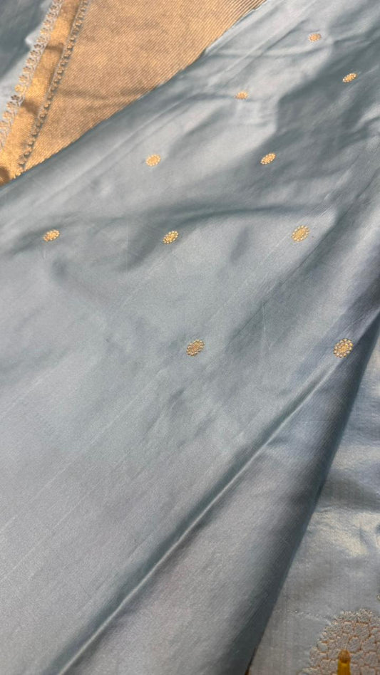 Handwoven Pure Mashru Silk Saree
