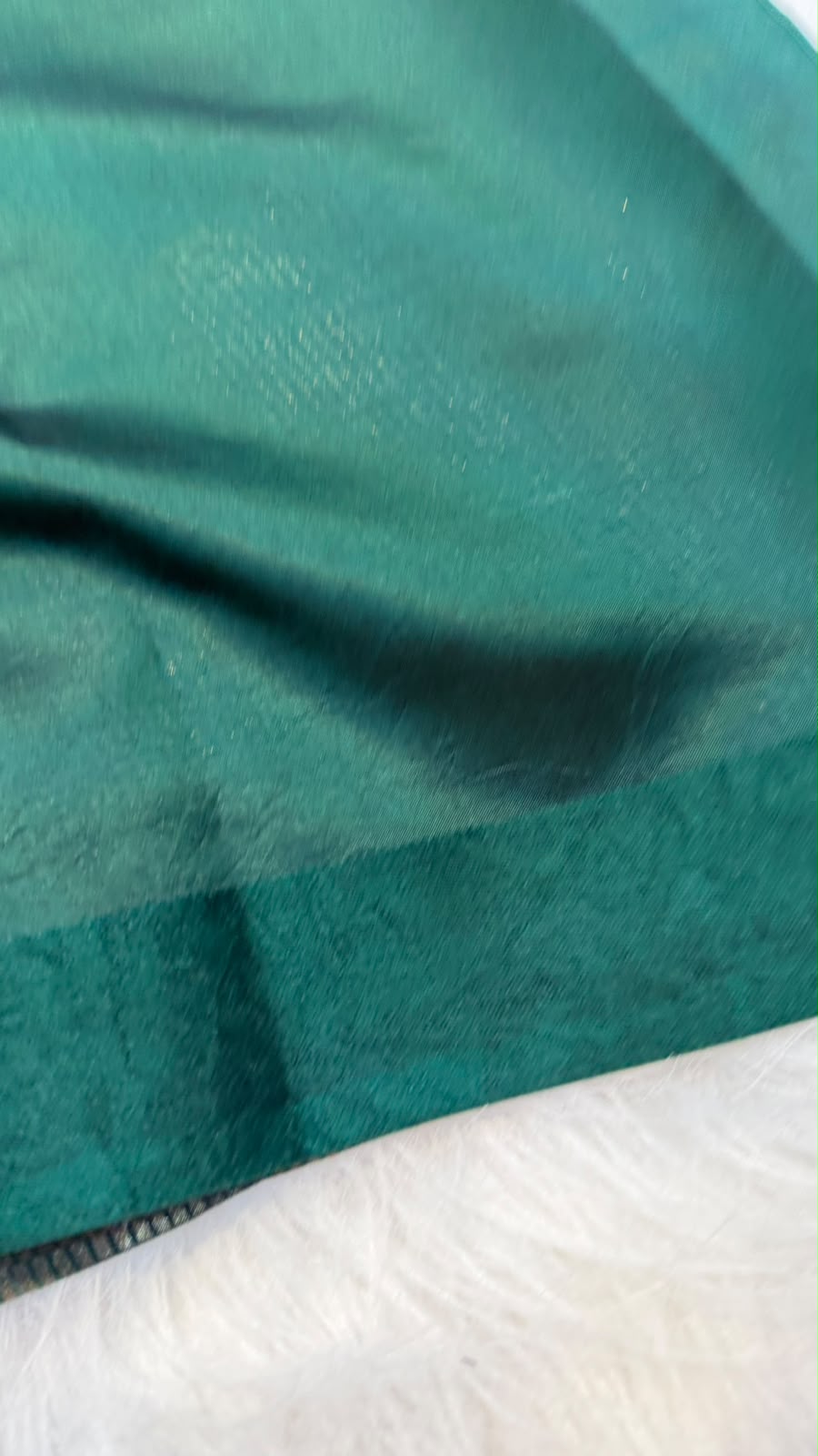 Pure Tissue Silk Gold Zari Lining Satin Border Saree