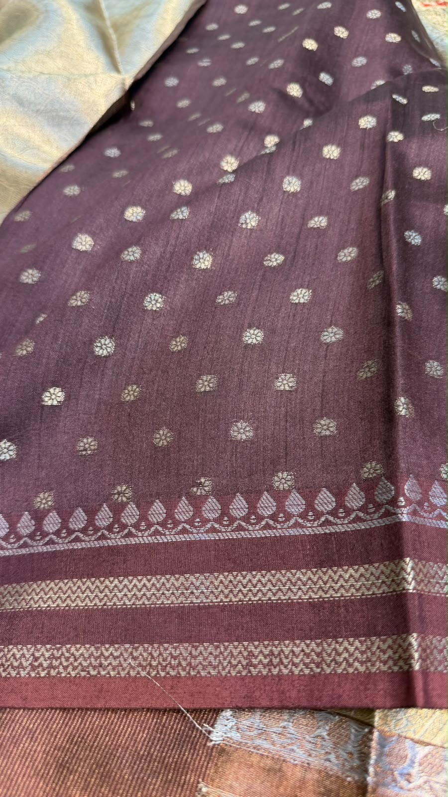 Pure Banarasi Tissue Silk Brocade Zari Mina Work Saree