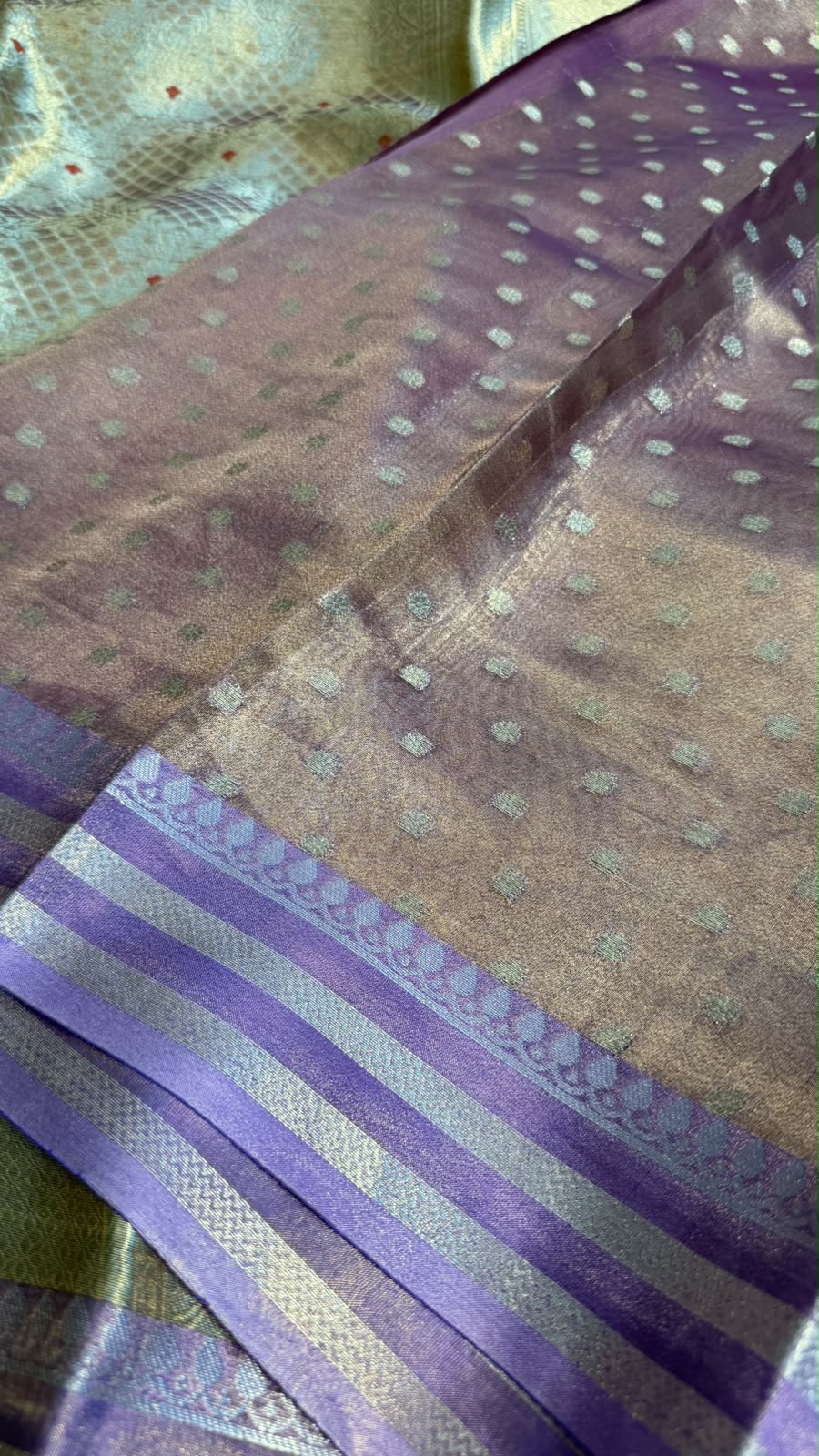 Pure Banarasi Tissue Silk Brocade Zari Mina Work Saree
