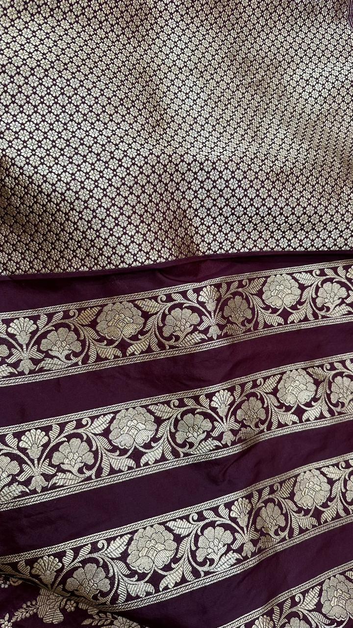 Handloom Weaving Pure Banarasi Bridal Lehenga