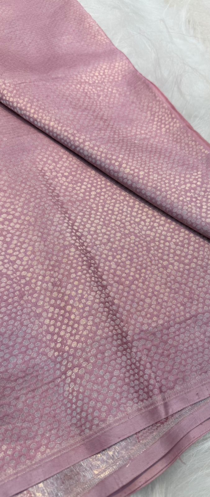 Handloom Pure Banarasi katan silk silver zari brocade light weight saree