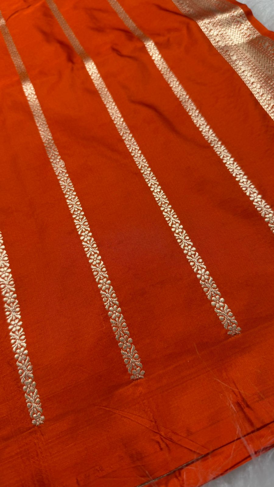 handwoven Pure katan silk kaduwa weave saree