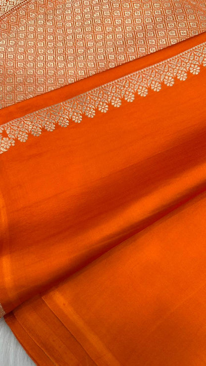 Pure Mashru Silk Small Zari Border Boota Saree