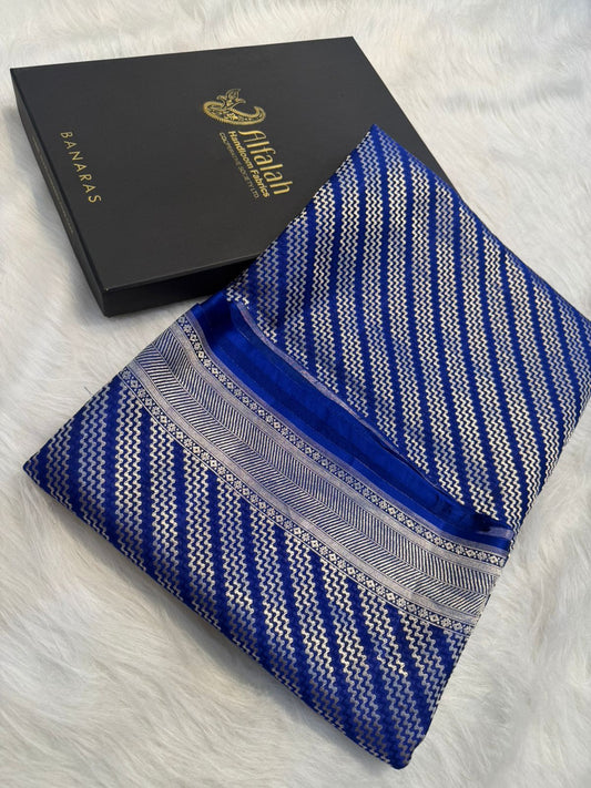 Handwoven Pure Mashru Silk Brocade Saree