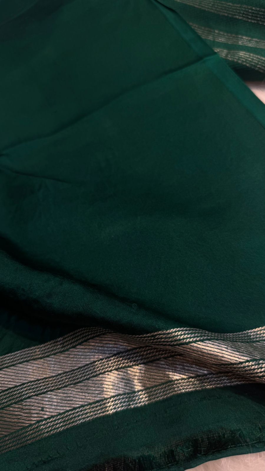 Handwoven Pure Mashru Silk Brocade Saree
