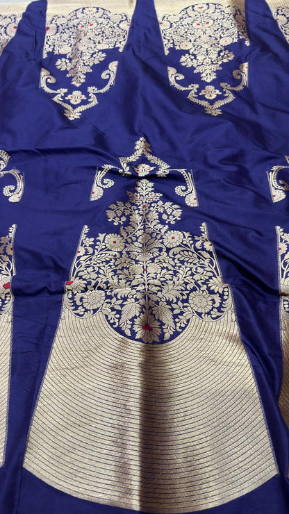 Handloom Weaving Pure Banarasi Bridal Lehenga