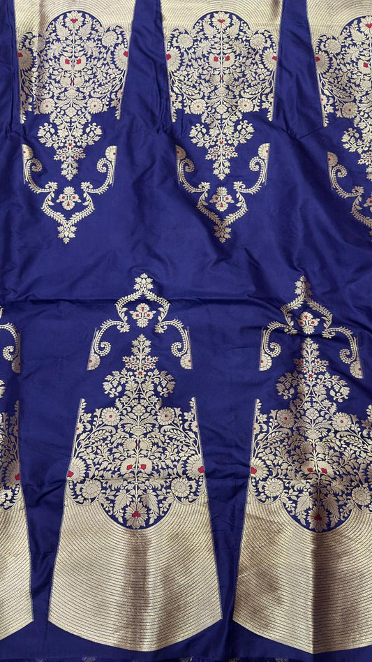 Handloom Weaving Pure Banarasi Bridal Lehenga