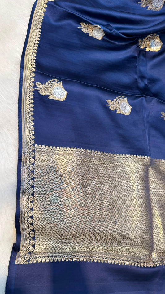 Handwoven Pure Mashru Silk Saree