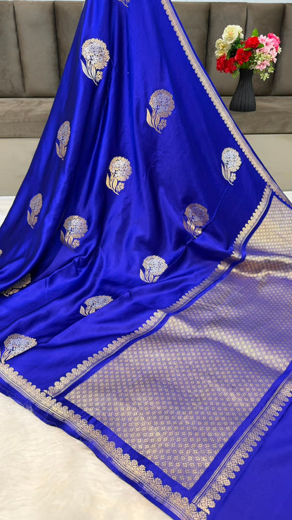 Handwoven Pure Mashru Silk Saree