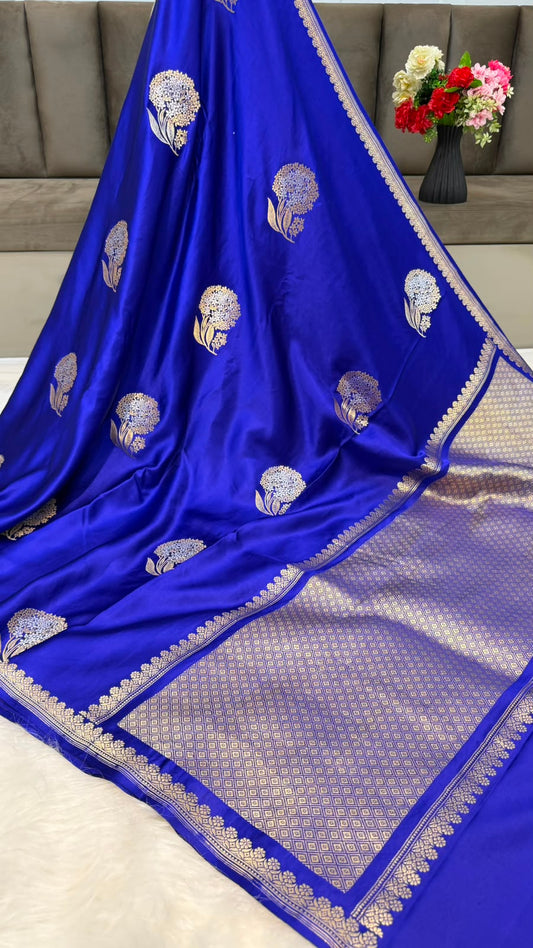 Handwoven Pure Mashru Silk Saree
