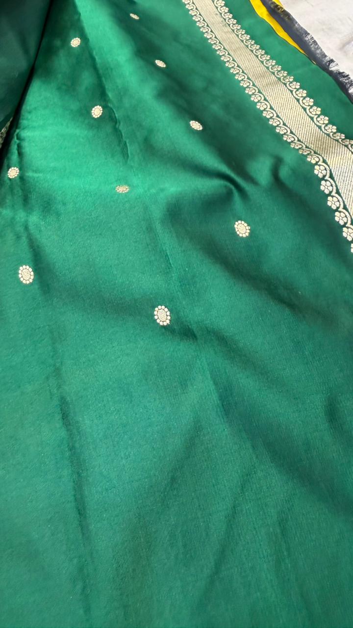 Handwoven Pure Mashru Silk Saree