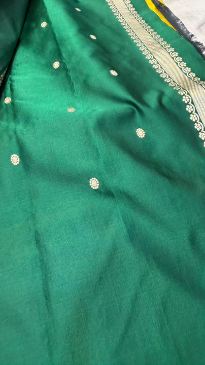 Handwoven Pure Mashru Silk Saree