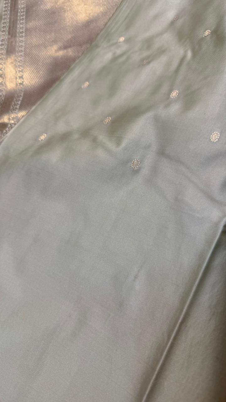 Handwoven Pure Mashru Silk Saree