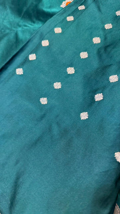 Handwoven Pure Mashru Silk Saree