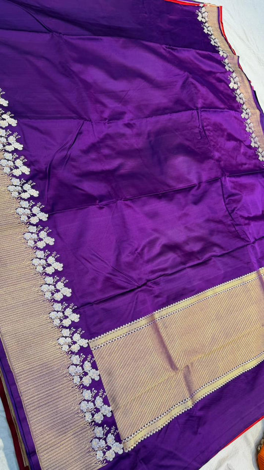 Handwoven Pure Mashru Silk Saree