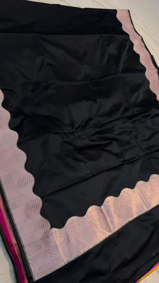 Handwoven Pure Mashru Silk Saree