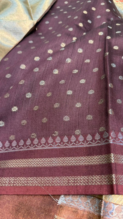 Pure Banarasi Tissue Silk Brocade Zari Mina Work Saree