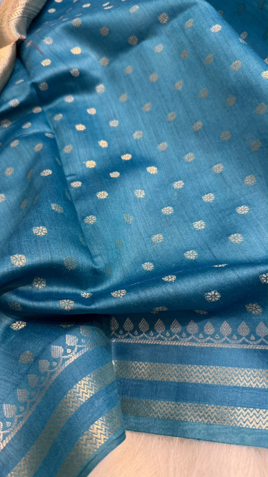 Pure Banarasi Tissue Silk Brocade Zari Mina Work Saree