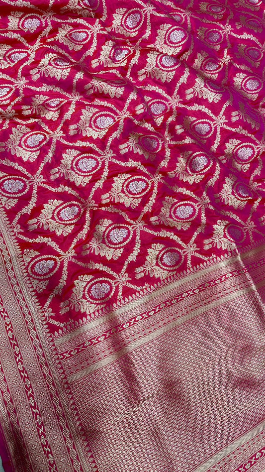 Handloom Pure Banarasi Katan Silk Dupatta