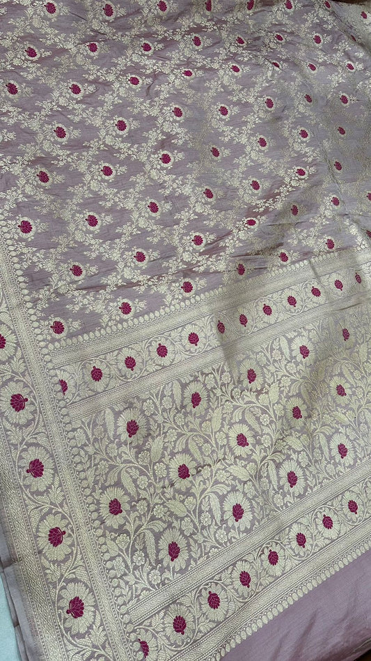 Handloom Pure Banarasi Katan Silk Dupatta