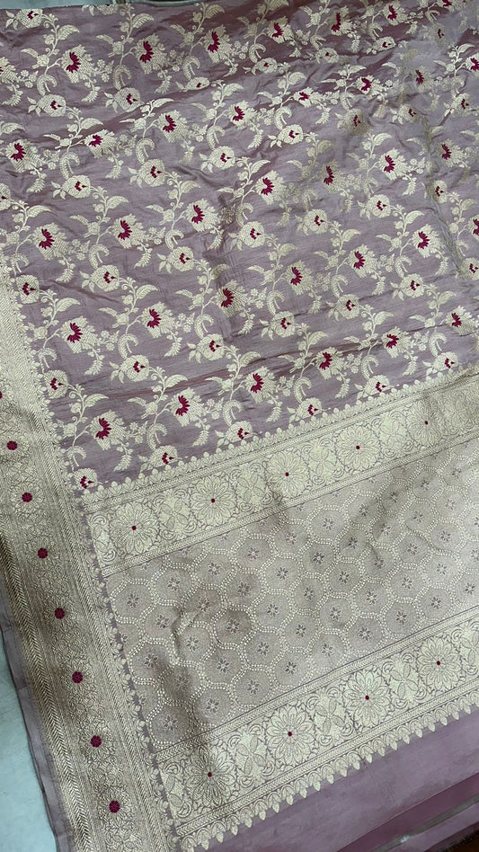 Handloom Pure Banarasi Katan Silk Dupatta