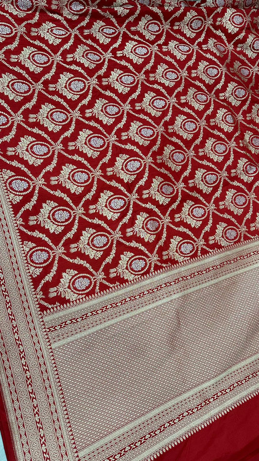 Handloom Pure Banarasi Katan Silk Dupatta