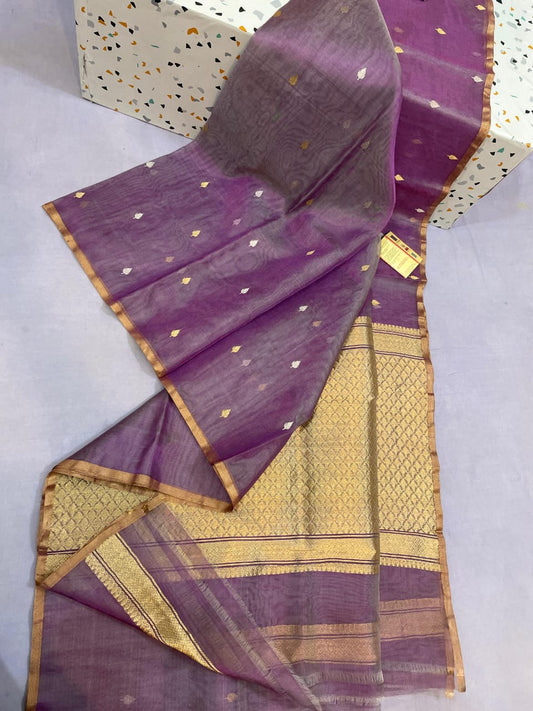 Exclusive Pure Handloom banarasi katan tissue silk saree