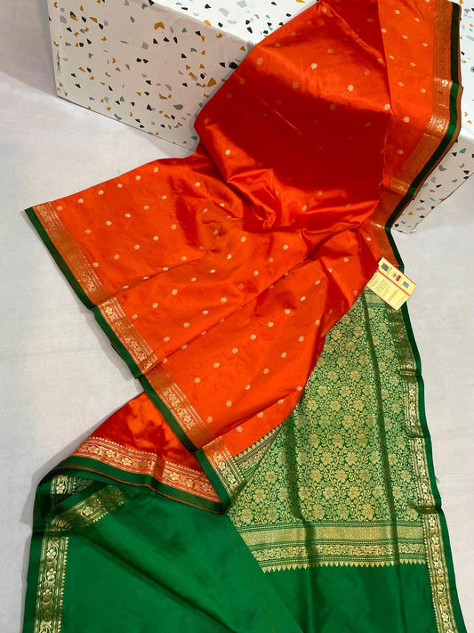 Exclusive Pure Handloom banarasi katan silk sarees