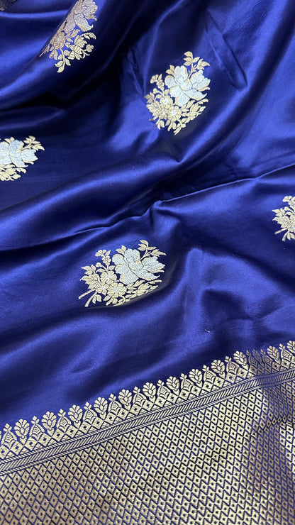 Handloom Pure Mashru Silk Kaduwa Buta Saree