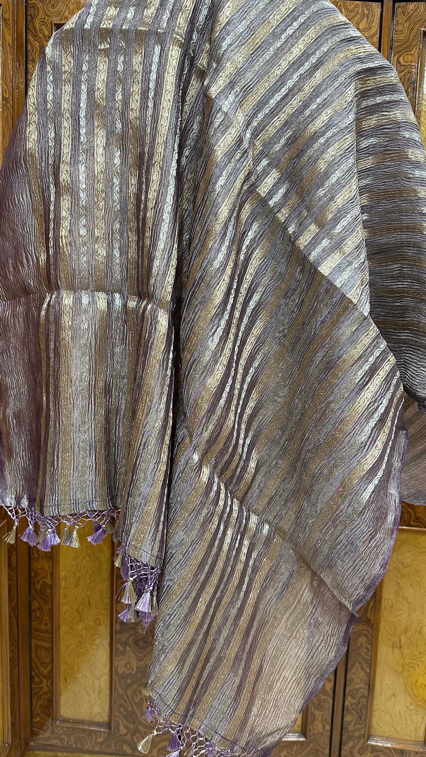 Pure Tissue silk crush dupatta