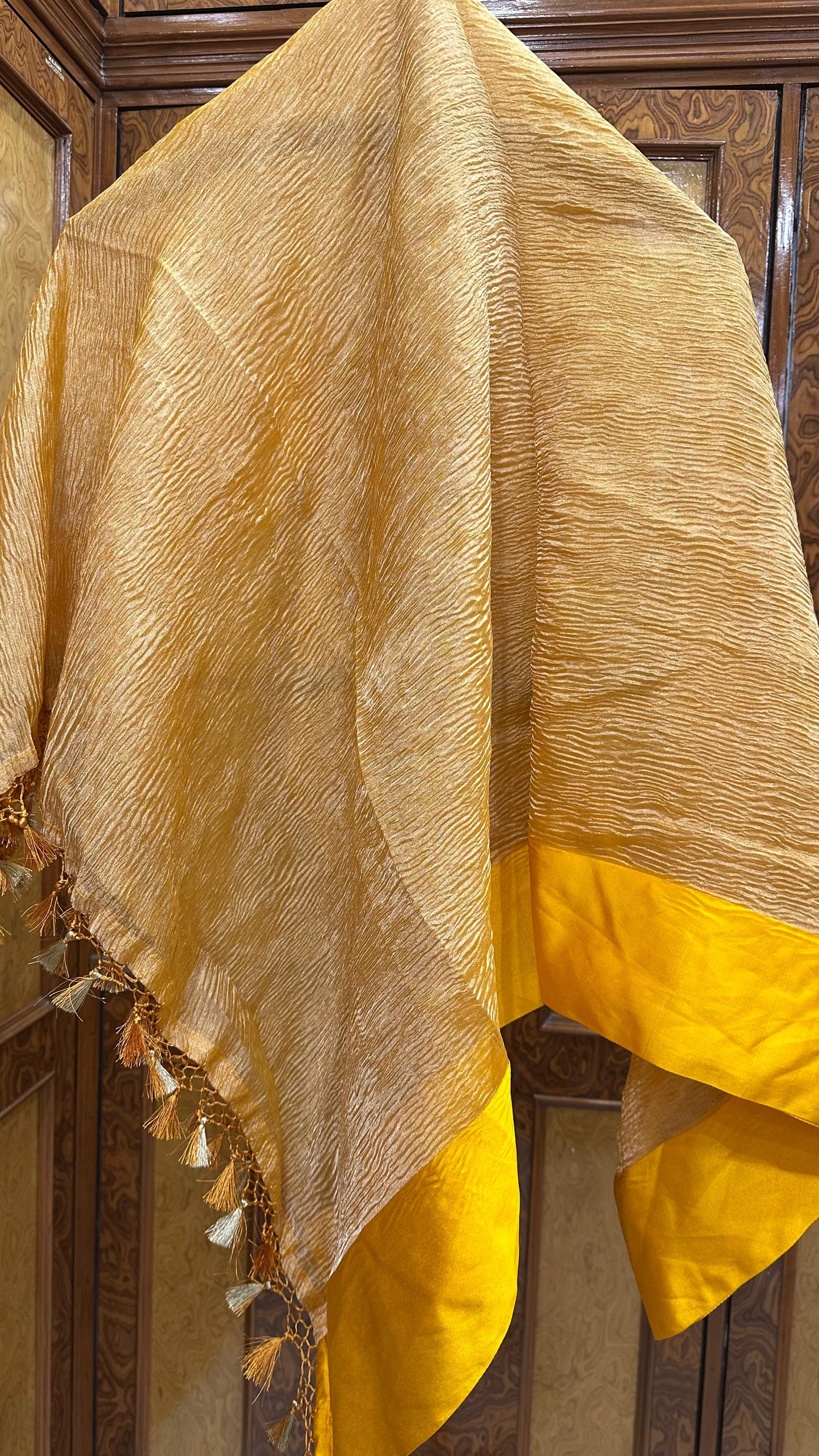 Pure Tissue silk crush dupatta