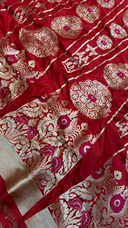 Handloom Pure Banarasi Bridal Lehenga