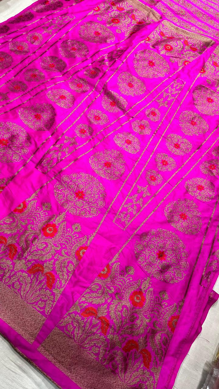 Handloom Pure Banarasi Katan Silk Lehenga