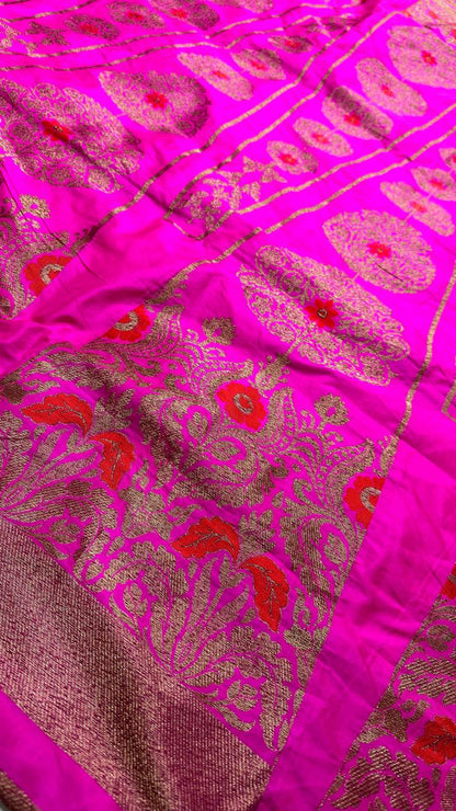 Handloom Pure Banarasi Katan Silk Lehenga