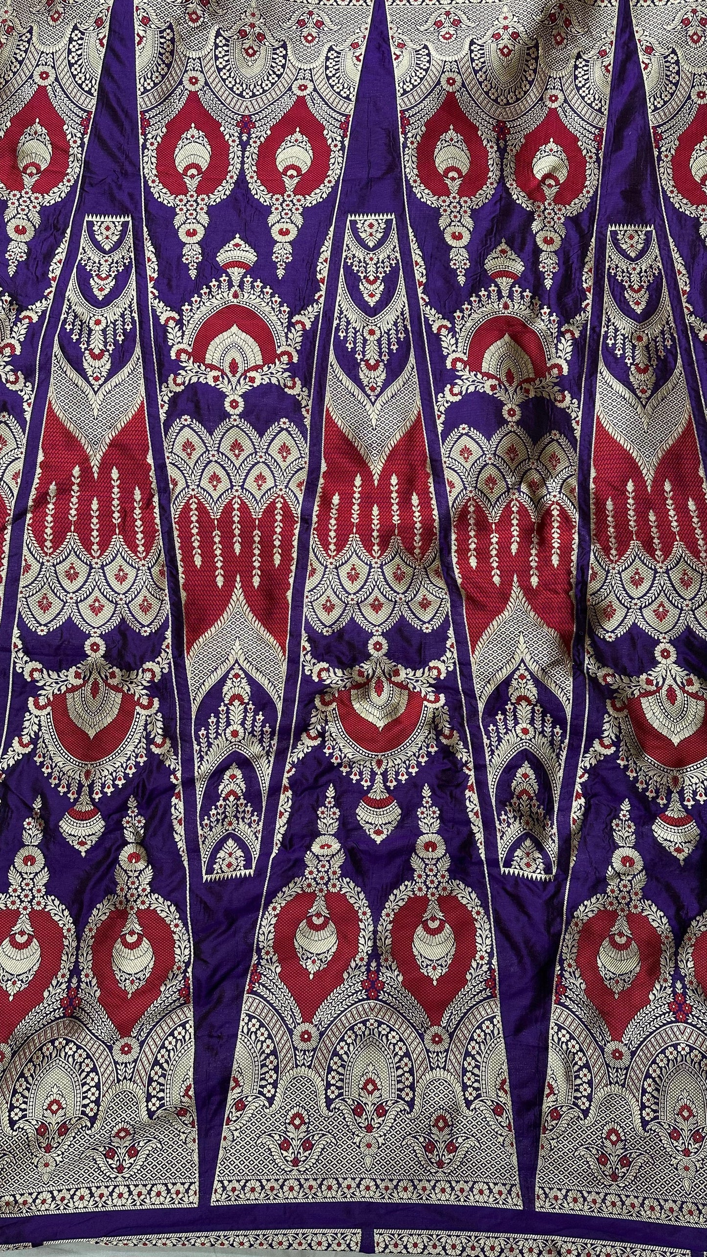 Handloom Pure Banarasi Katan Silk Bridal Lehenga