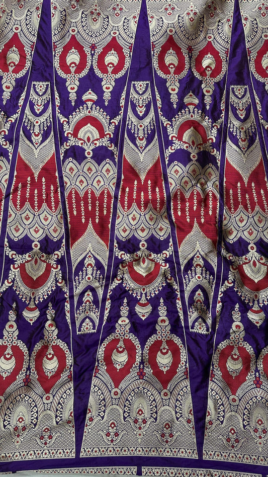 Handloom Pure Banarasi Katan Silk Bridal Lehenga