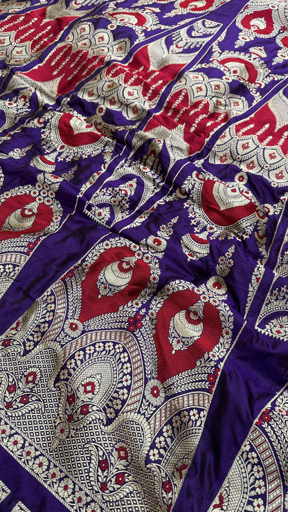 Handloom Weaving Pure Banarasi Bridal Lehenga
