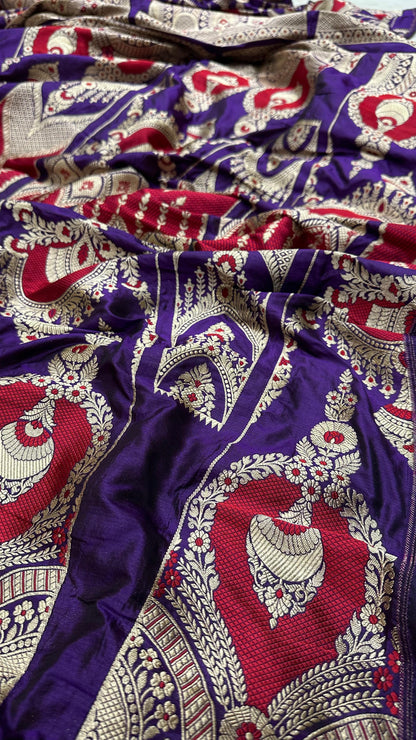 Handloom Weaving Pure Banarasi Bridal Lehenga