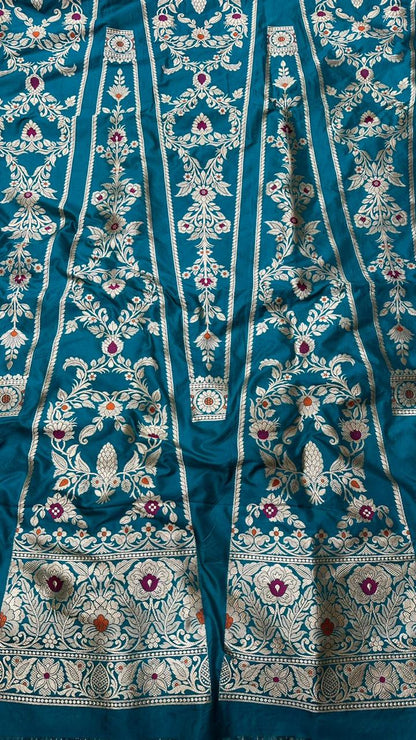 Handloom Pure Banarasi Katan Silk Lehenga