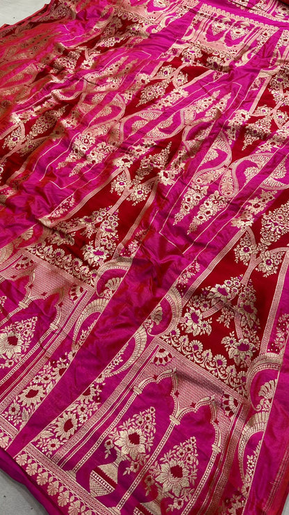 Handloom Pure Banarasi Katan Silk Lehenga