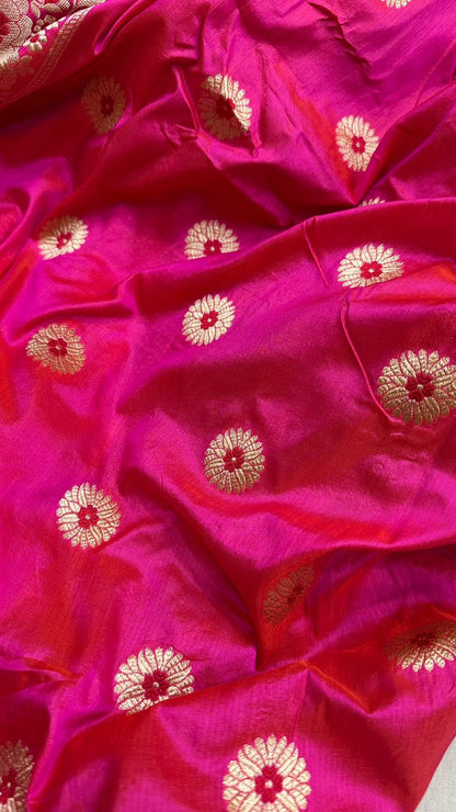 Handloom Pure Banarasi Katan Silk Lehenga