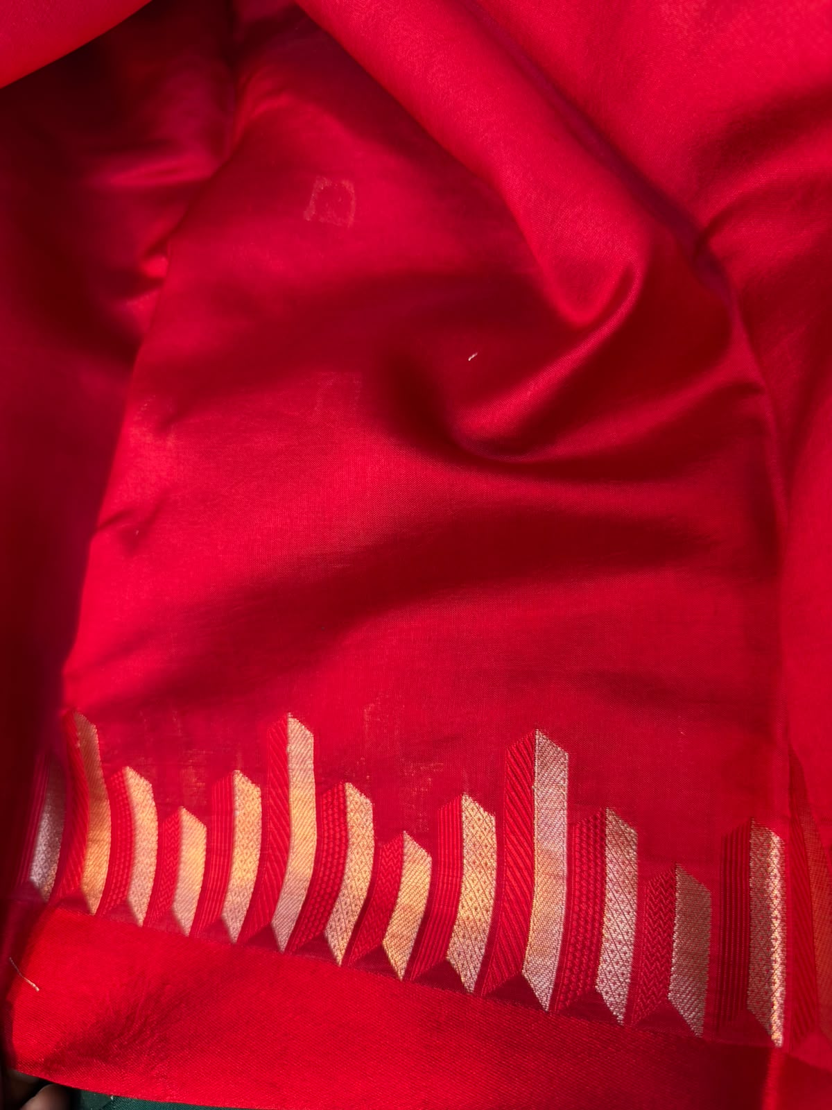 Pure Banarasi Soft Mango Silk Mashru Border Saree