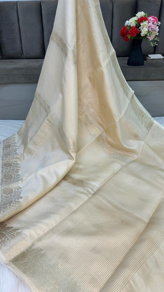 Handloom Pure Tissue Silk Fancy Design Saree