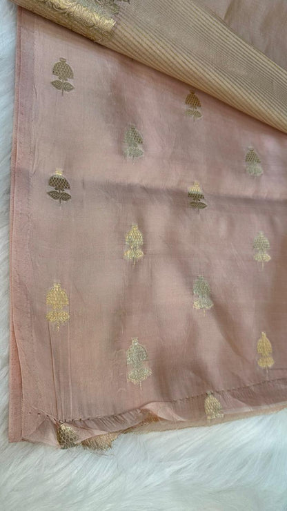 Handloom Pure Tissue Silk Fancy Design Saree