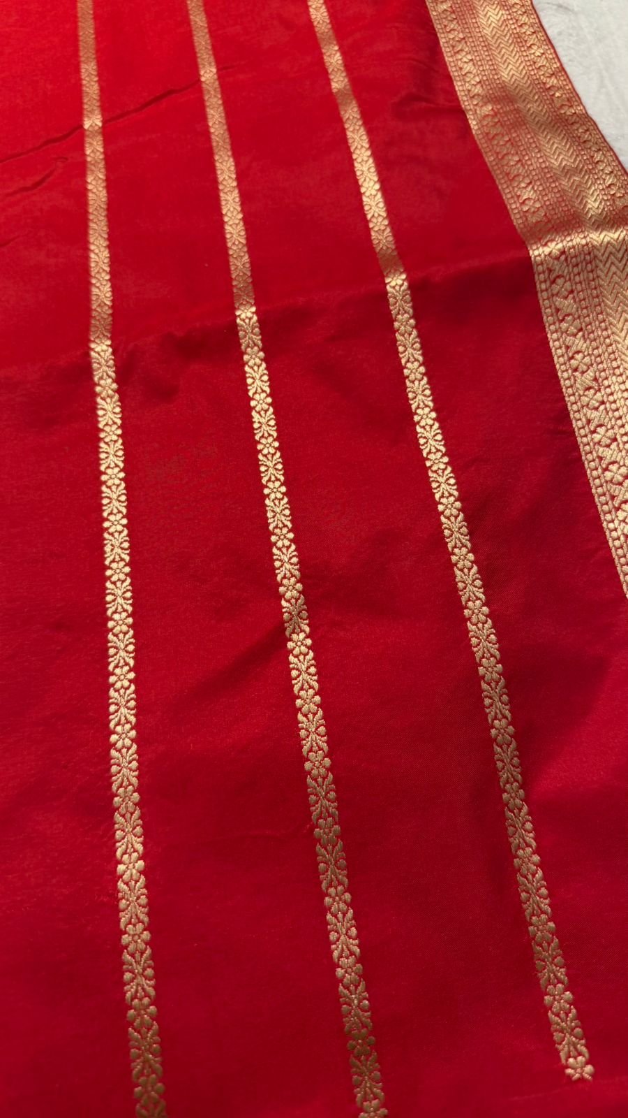 handwoven Pure katan silk kaduwa weave saree