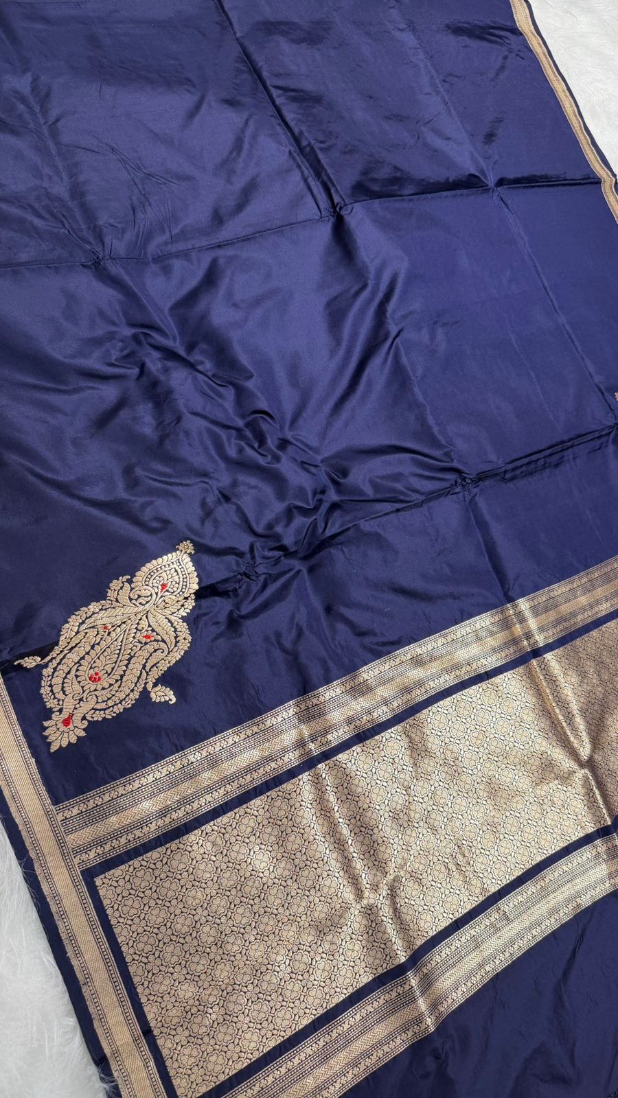 handwoven Pure katan silk kaduwa weave saree