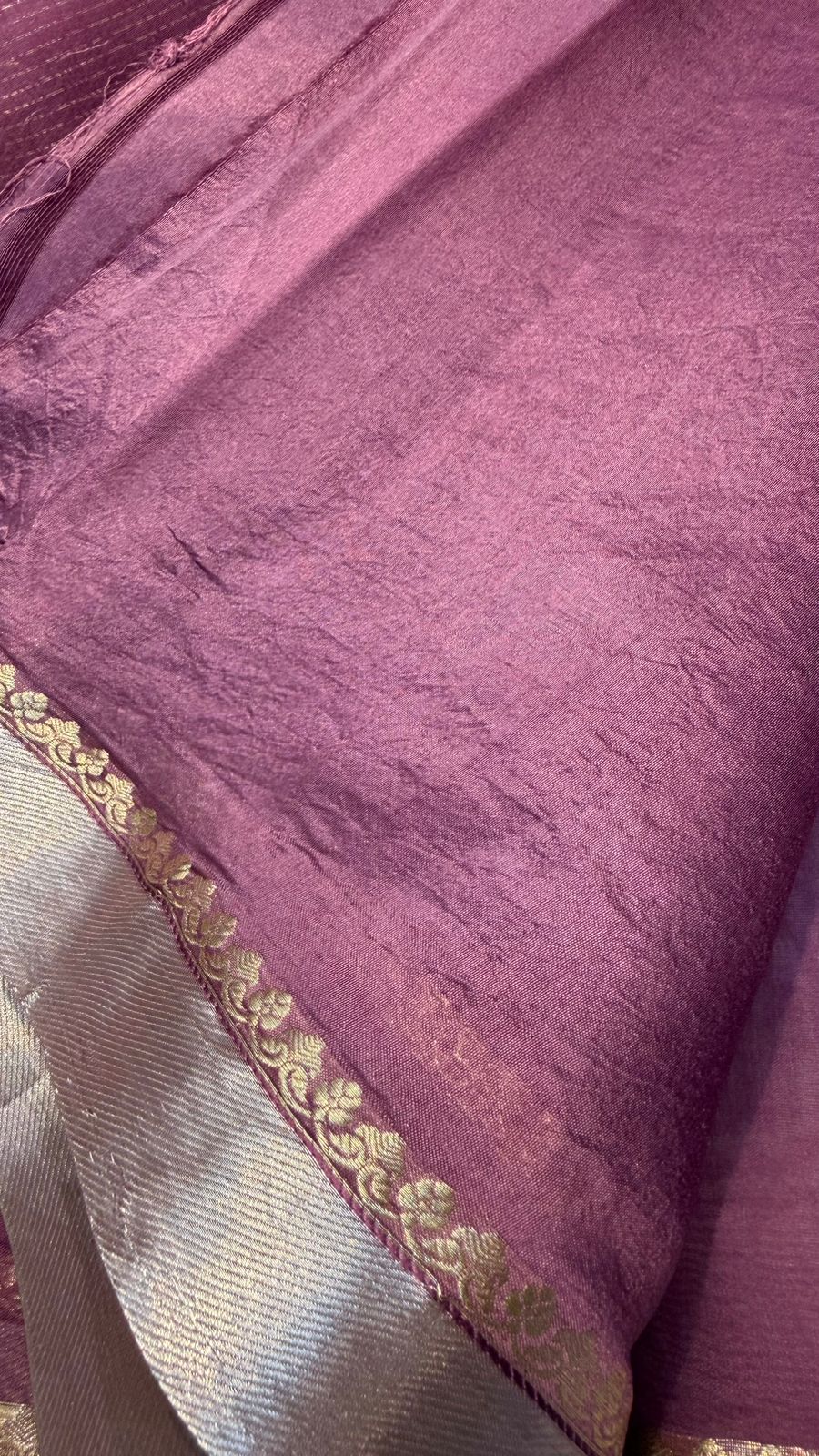 Pure Banarasi Soft Organza Silk Zari lines zari border saree